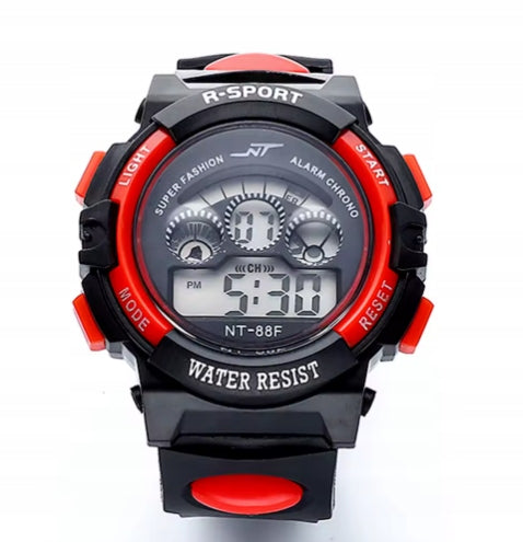 BOYS' SPORTS WATCH DIGITAL BLACK 1492