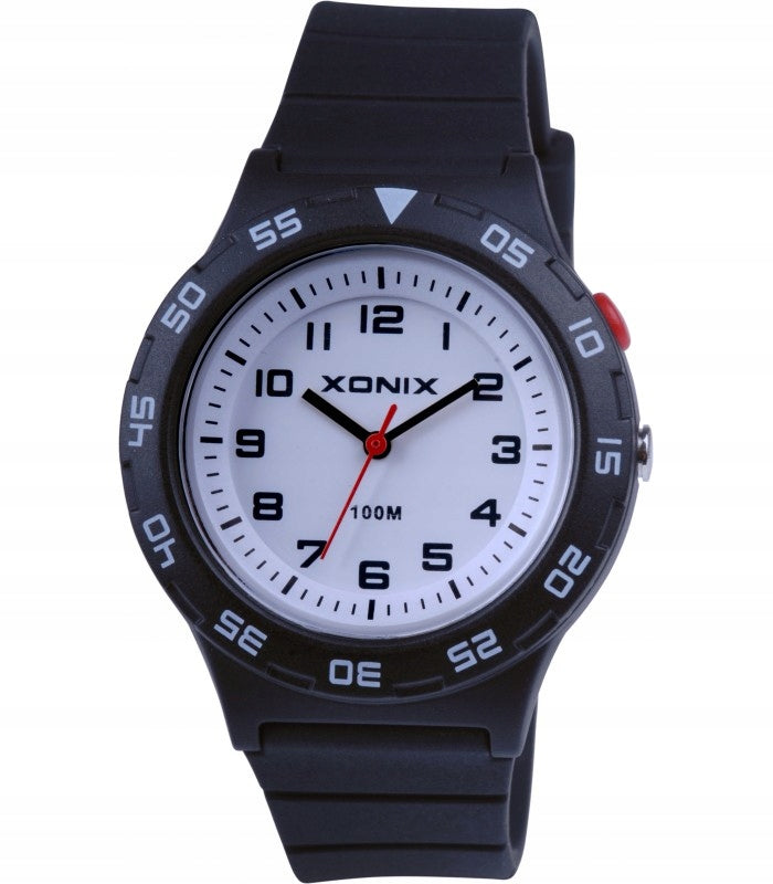BOYS' YOUTH WATCH XONIX AAL Black Waterproof BACKLIGHT