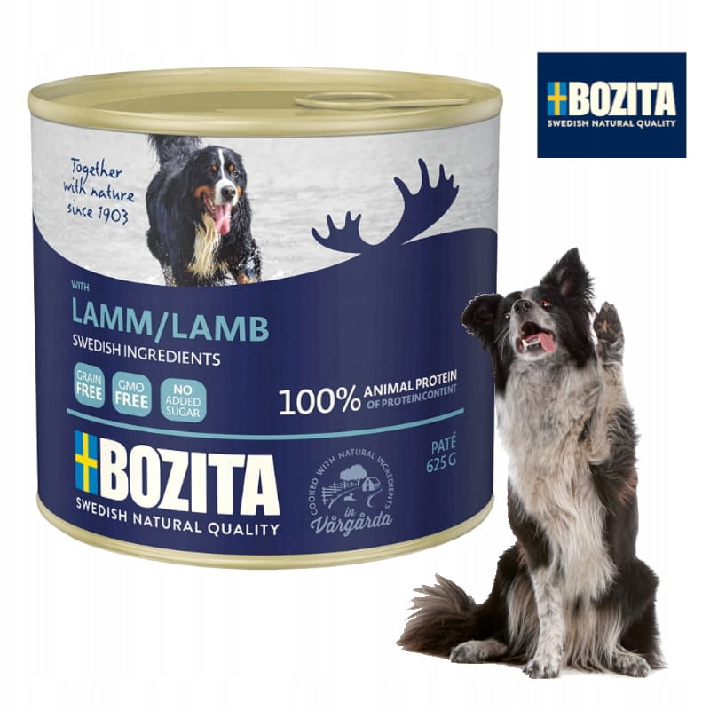 BOZITA dog food with lamb can 625g Brand Bozita