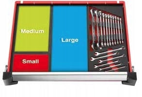 BP.MBOXS - SMALL MODULAR CASSETTE, 207X130X50 MM, INSERT SIZE S FACOM, FV Kind carrying case