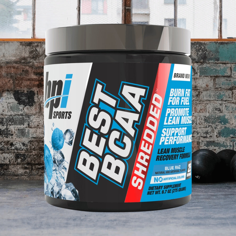 BPI Sports Best BCAA Shredded (25 servings) Blue Raspberry Expiration date at least 3 months from the date of purchase