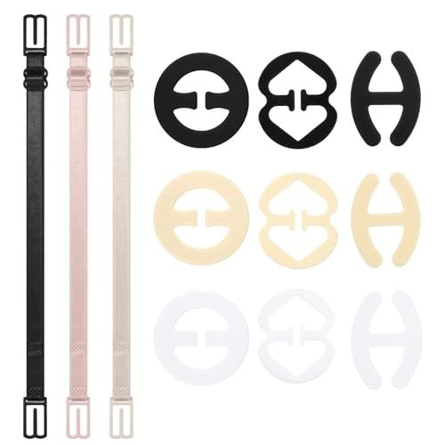 BRA CLIPS ADJUSTABLE NON-SLIP HANDLE STRAP 12 PCS. Brand no brand