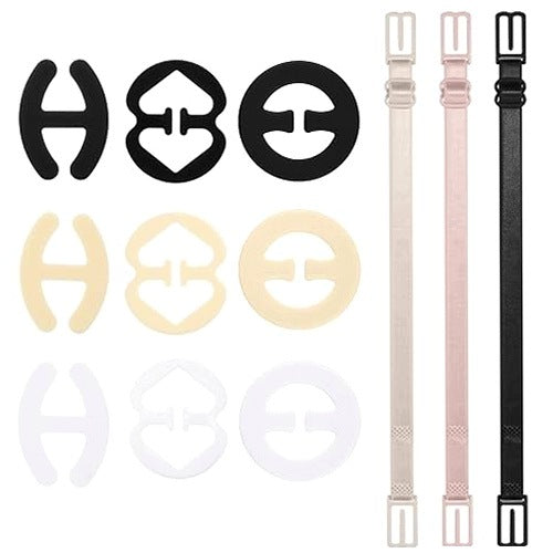 BRA CLIPS ADJUSTABLE NON-SLIP HANDLE STRAP 12 PCS.