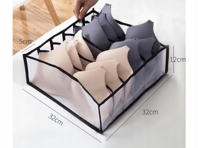 BRA ORGANIZER BRA UNDERWEAR Bra Drawers UNDERWEAR Name pojemnik do przechowywania ubrań staników mały z przegródkami materiału dzielony składany