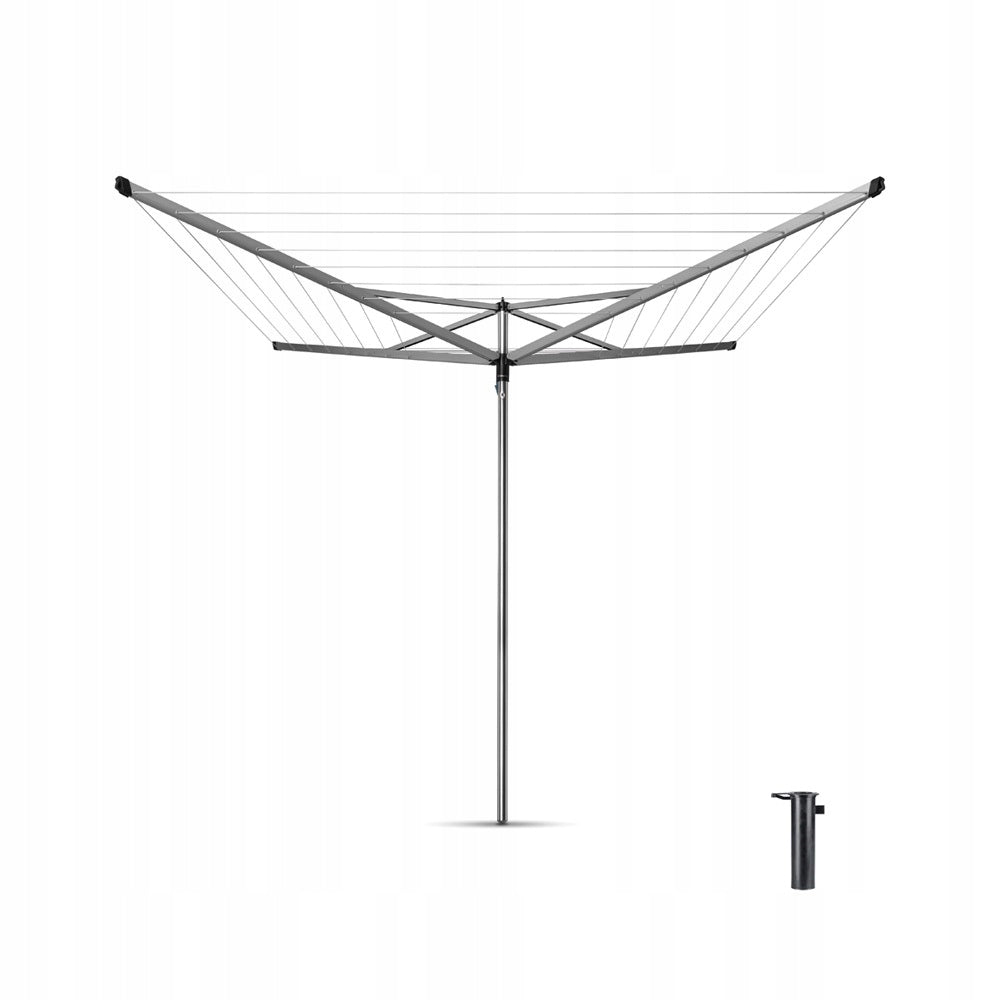 BRABANTIA - Essential - Garden dryer 40 m - Concrete attachment