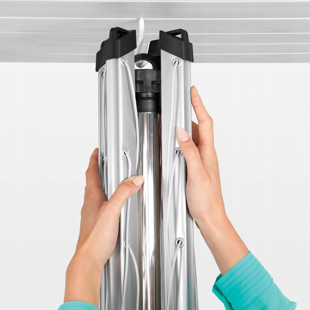 BRABANTIA - Garden dryer 50 m - Ground mounting, cover Unfolded width 295 cm