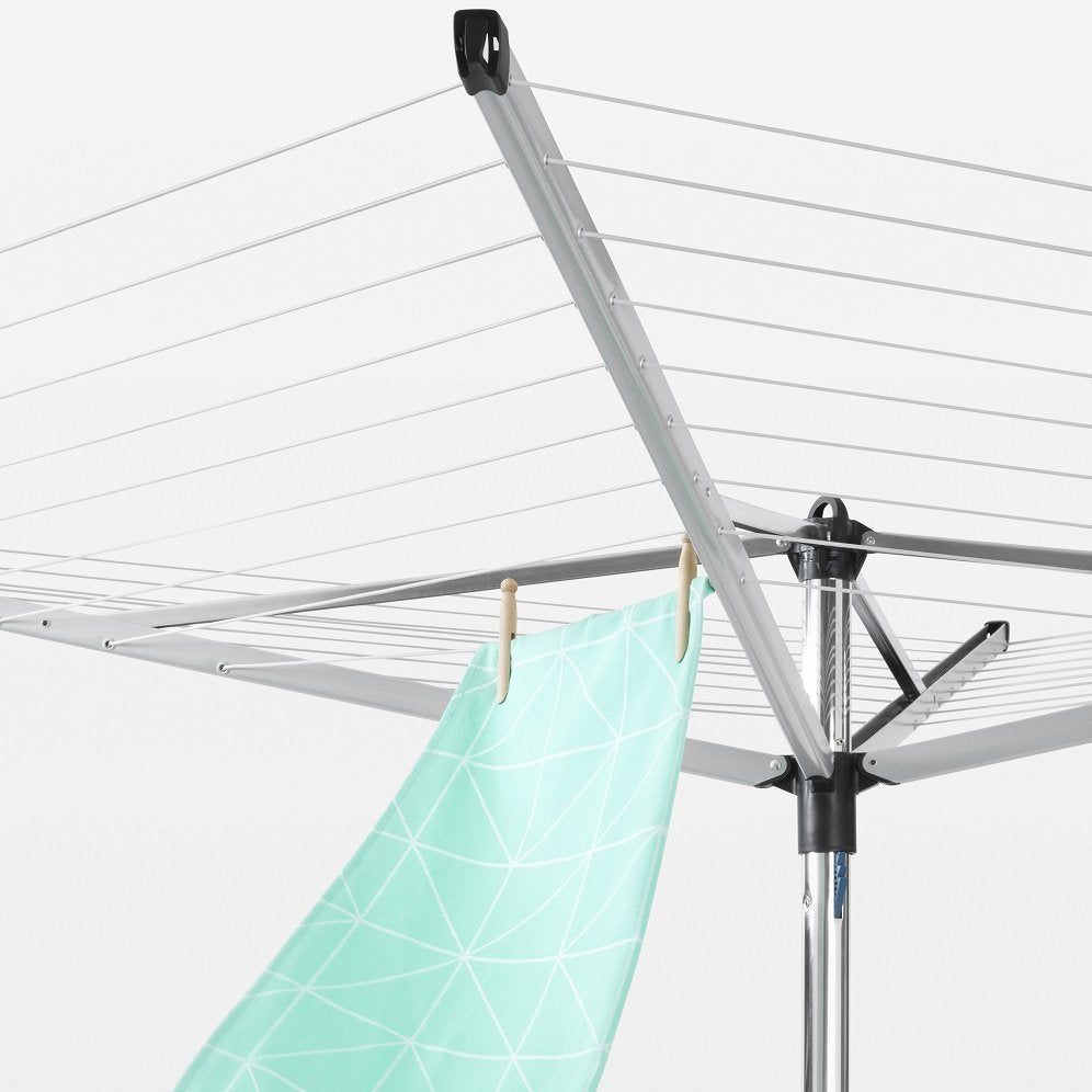 BRABANTIA - Garden dryer 50 m - Ground mounting, cover Weight 5.84 kg