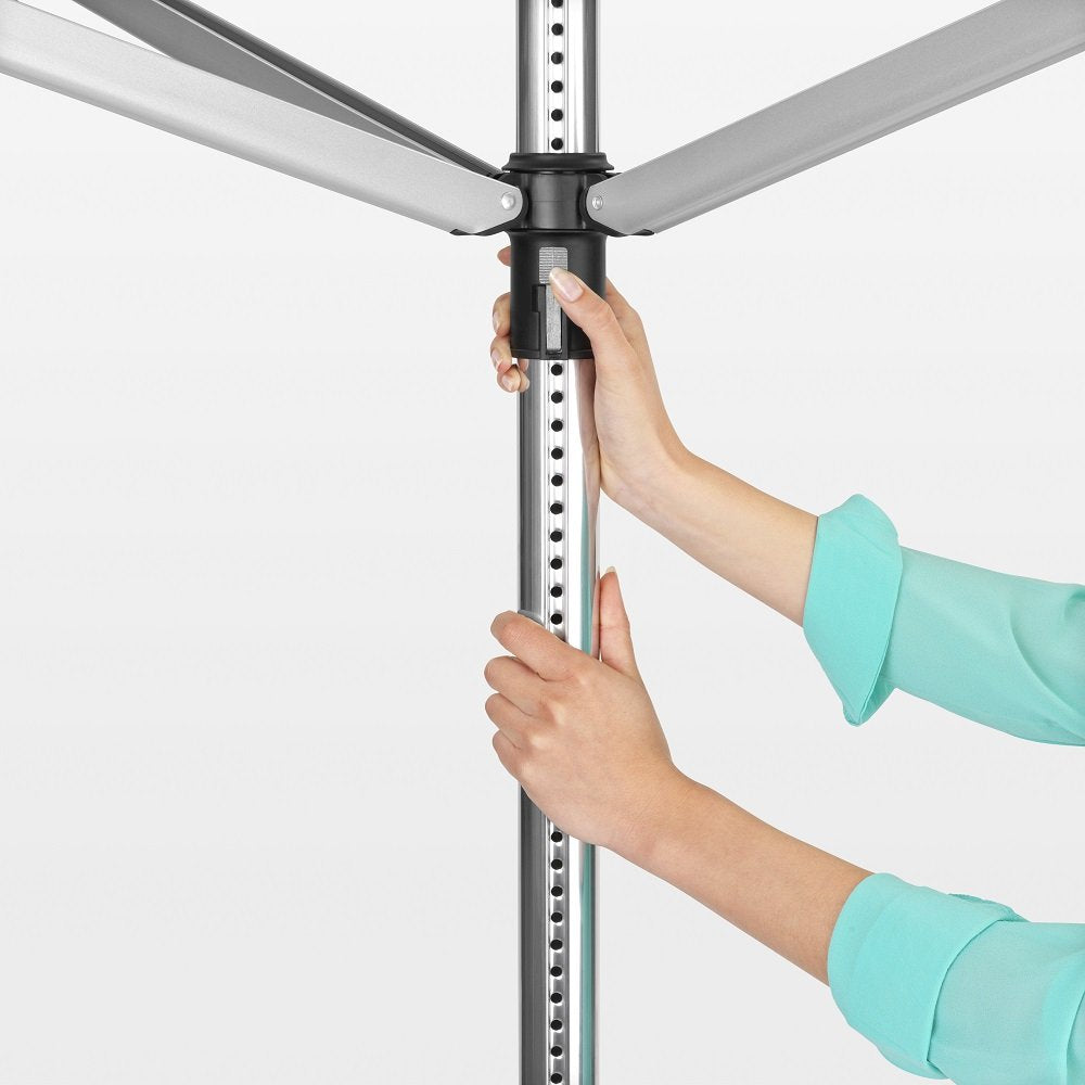 BRABANTIA - Lift-O-Matic - Garden dryer 50 m - Ground attachment Brand Brabantia