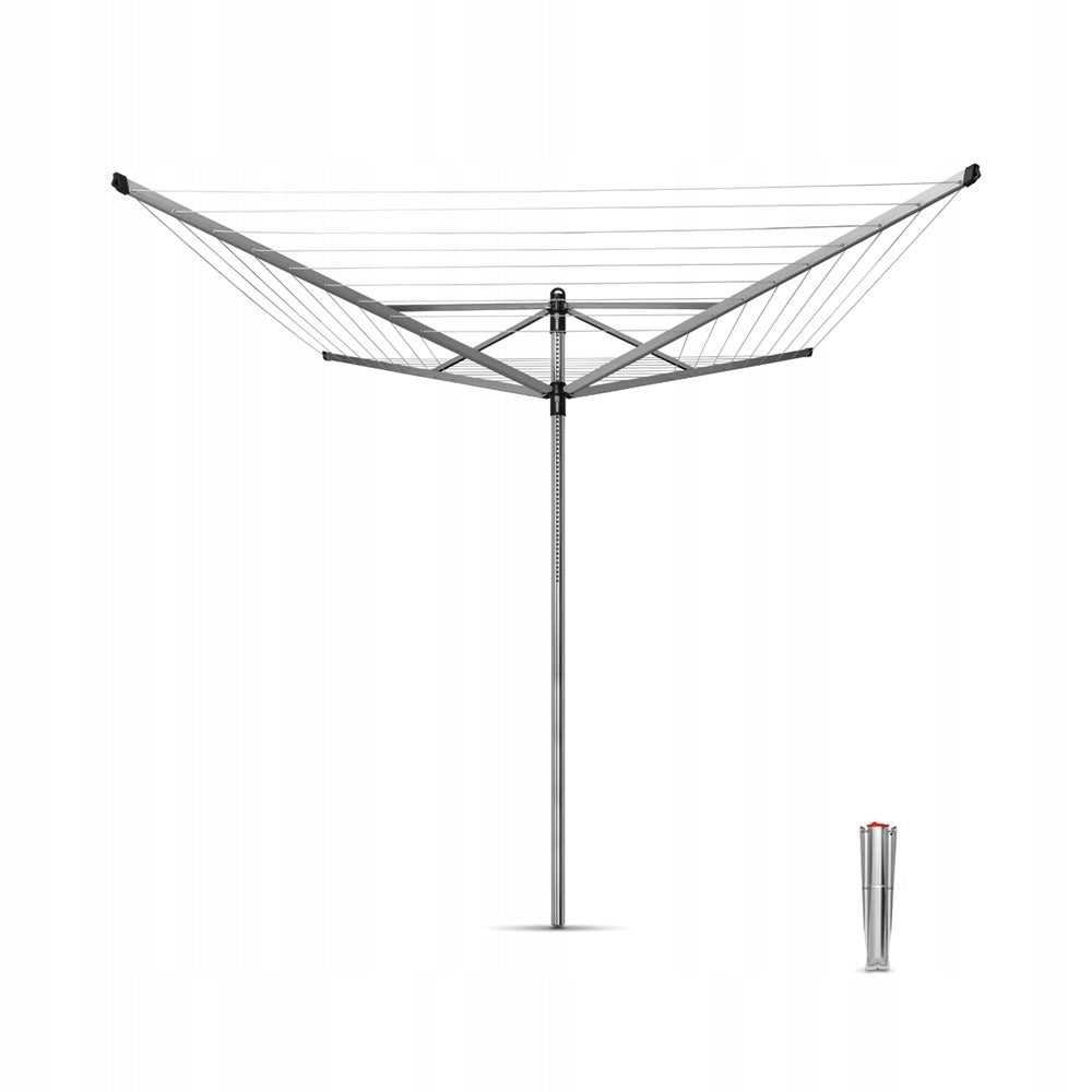 BRABANTIA - Lift-O-Matic - Garden dryer 50 m - Ground attachment