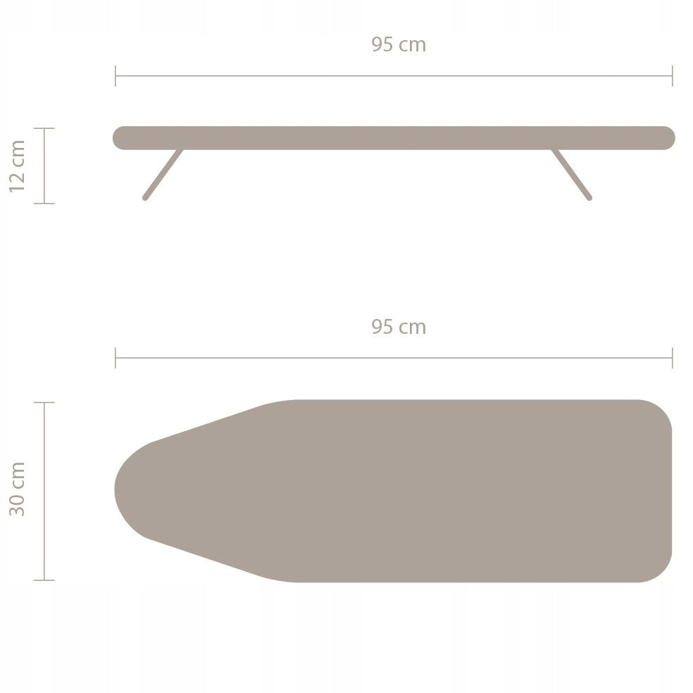 BRABANTIA - Table ironing board - size S - Metalized Brand Brabantia
