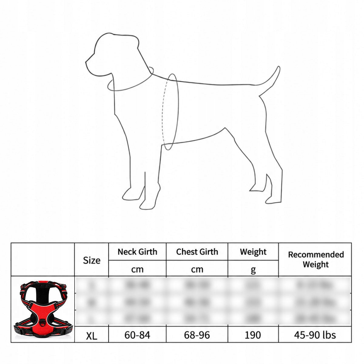 BRACES for big dog PRESSURE-FREE red XL Shepherd Packaging status original