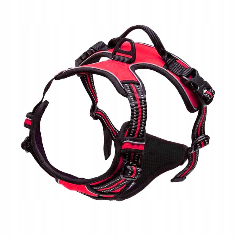 BRACES for dogs PRESSURE-FREE red M 38-75cm Kind walking harness