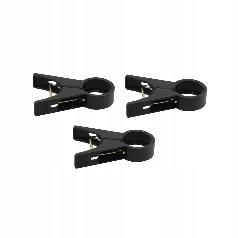 BRADAS - TYK20BK/10 - Clips for fixing plants 20mm BLACK