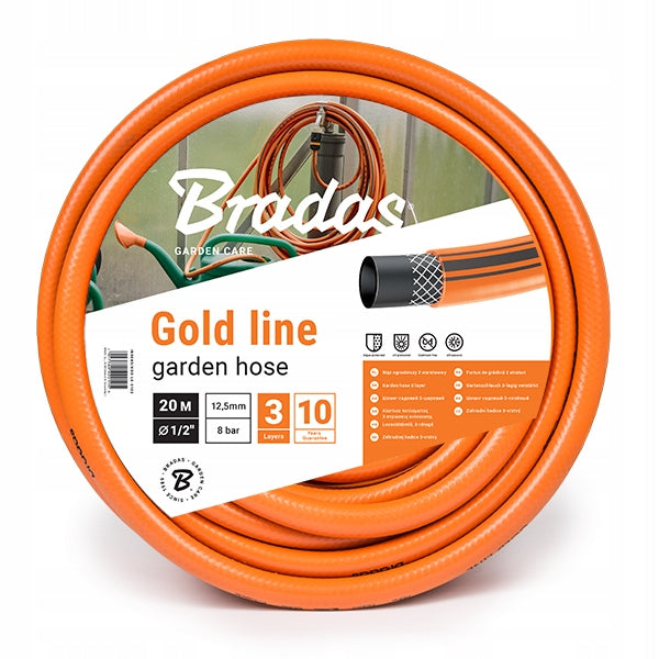 Bewässerungsschlauch Gold Line 5/8'-20m, orange 