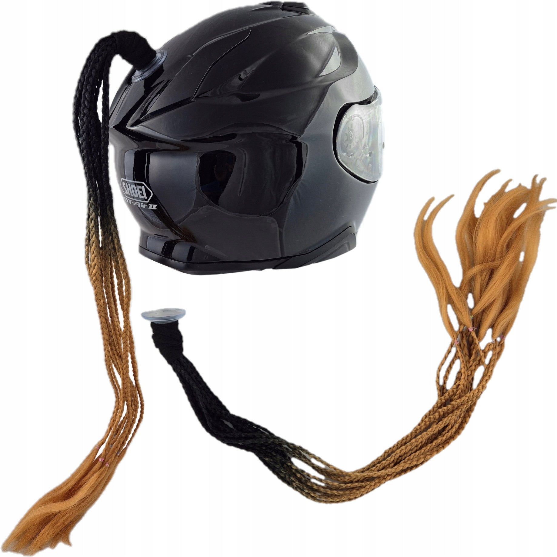 BRAID BRAIDS 12 PCS FOR MOTORCYCLE HELMET SUCTION CUP GLUE