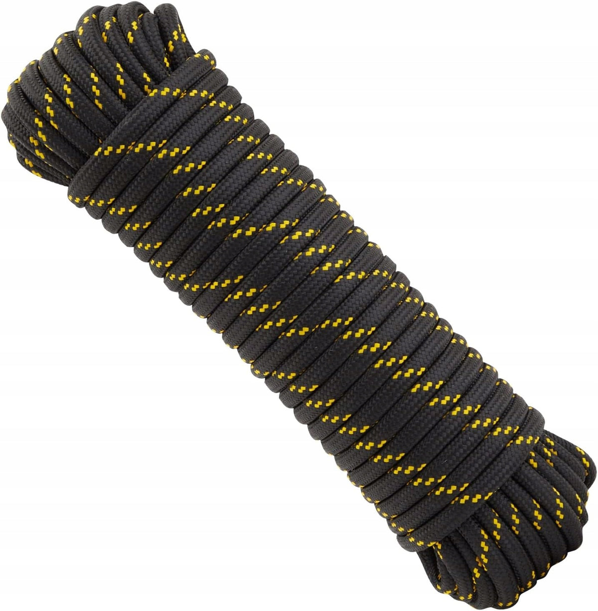 BRAIDED NYLON ROPE 3,5 CM X 2,5 M YELLOW-BLACK