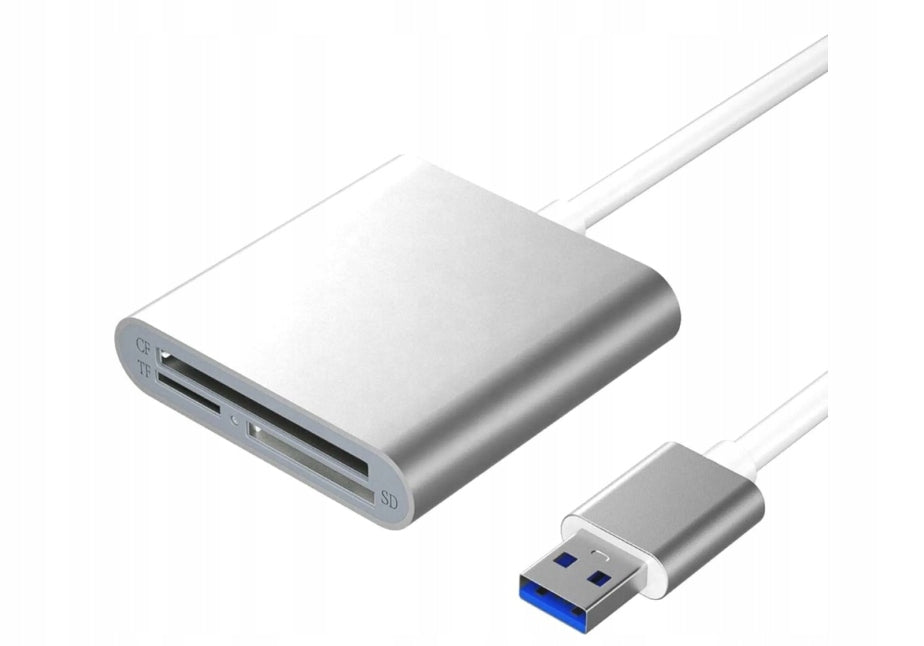 BRAINZAP USB 3.0 Card Reader Aluminum Card Reader