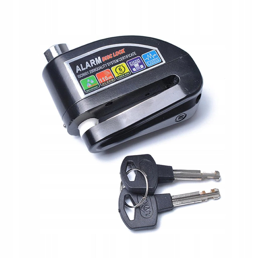 BRAKE DISC LOCK WITH ANTI-THEFT QUAD MOTORCYCLE ALARM Manufacturer code blokada hamulca tarczowego