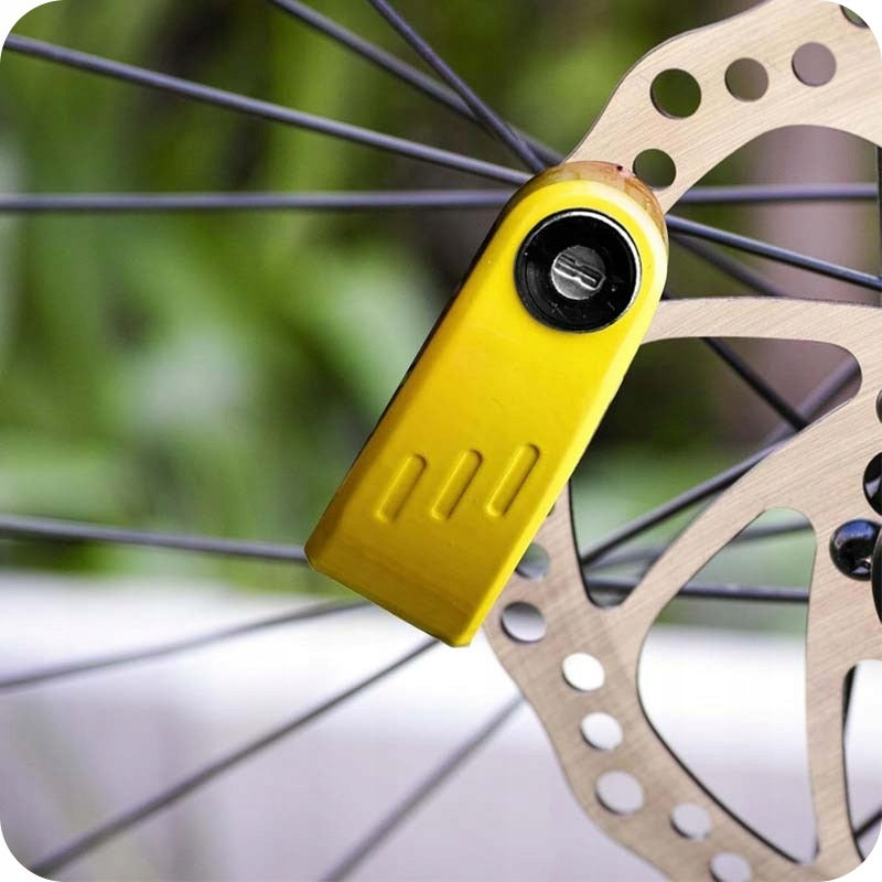 BRAKE DISC LOCK WITH KEY ALARM FOR MOTORCYCLE BIKE DISC LOCK Manufacturer code Blokada tarczy hamulcowej 7mm