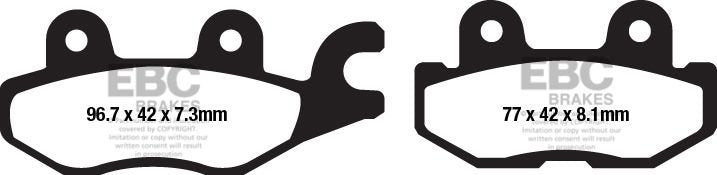 BRAKE PADS T. MOTO. YAMAHA YXM 700 E (16)