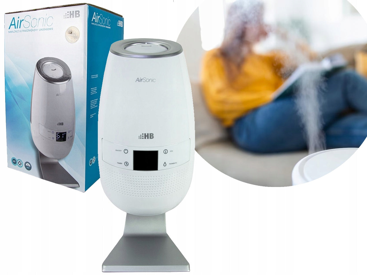 BRANDED OPPORTUNITY FULL AUTOMATIC HUMIDIFIER 4L ULTRASONIC AIR SONIC