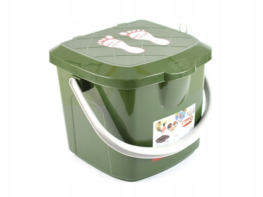 BRANQ BUCKET STOOL 15,5l GREEN