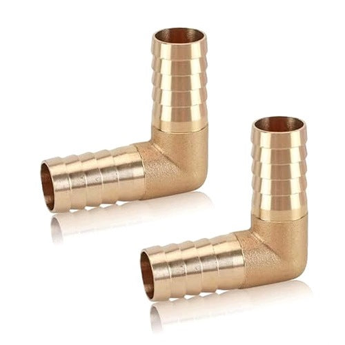 BRASS ANGLE FITTING 19 MM FOR HOSES 90 CONNECTION L 2 PCS. steel