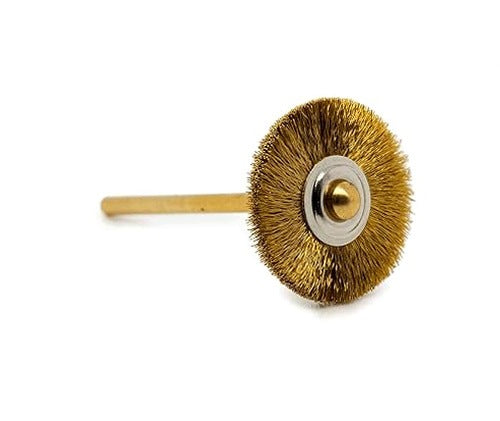 BRASS WIRE POLISHING BRUSH HP SHANK Ø 22MM HOLES FOR HOME