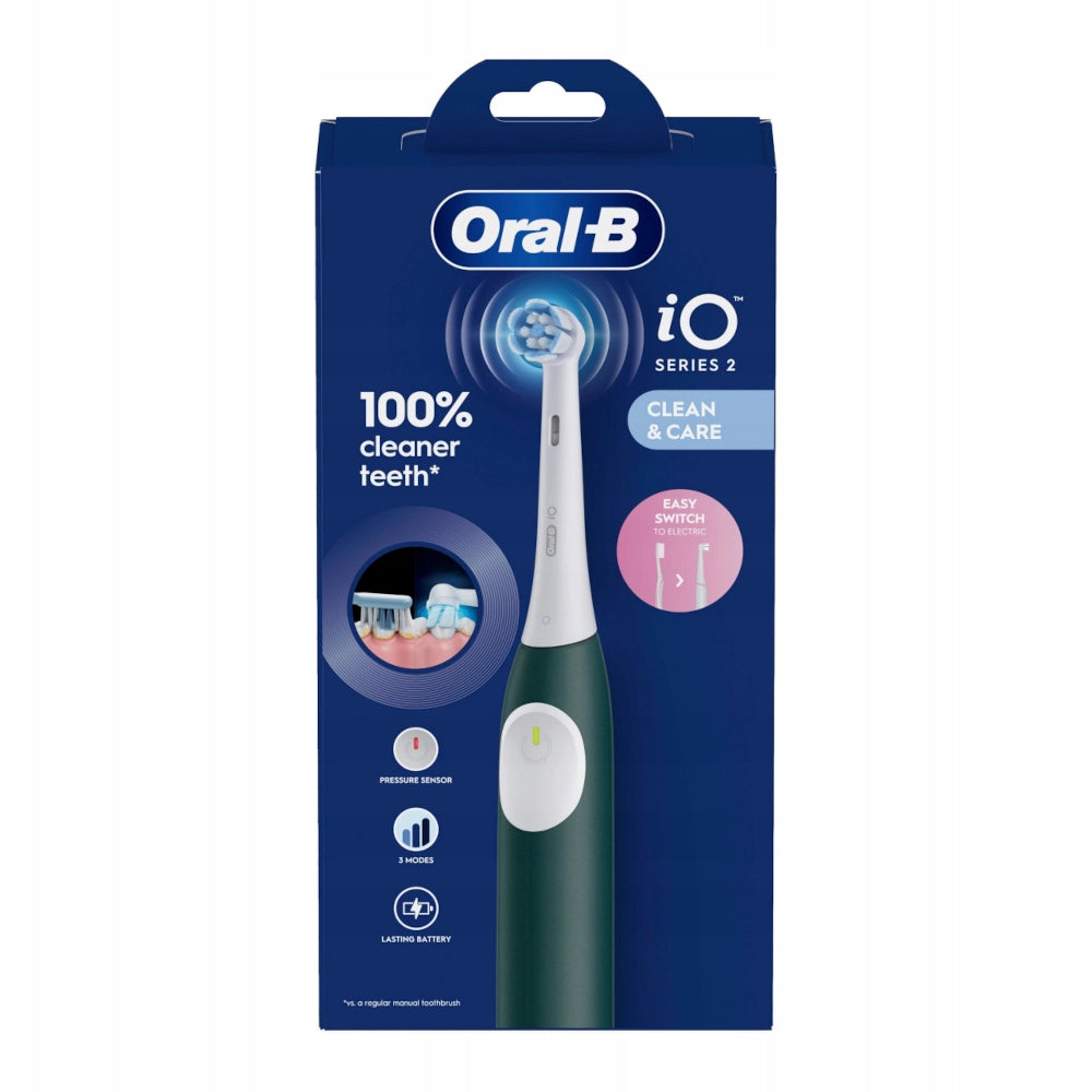 BRAUN Oral-B iO 2 GREEN magnetic toothbrush Oral-B green Manufacturer code 8700216611848
