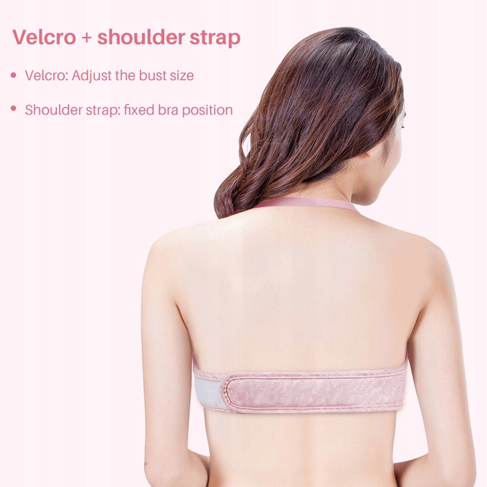 BREAST MASSAGER VIBRATOR WIRELESS CHARGING USB PINK Packaging status original