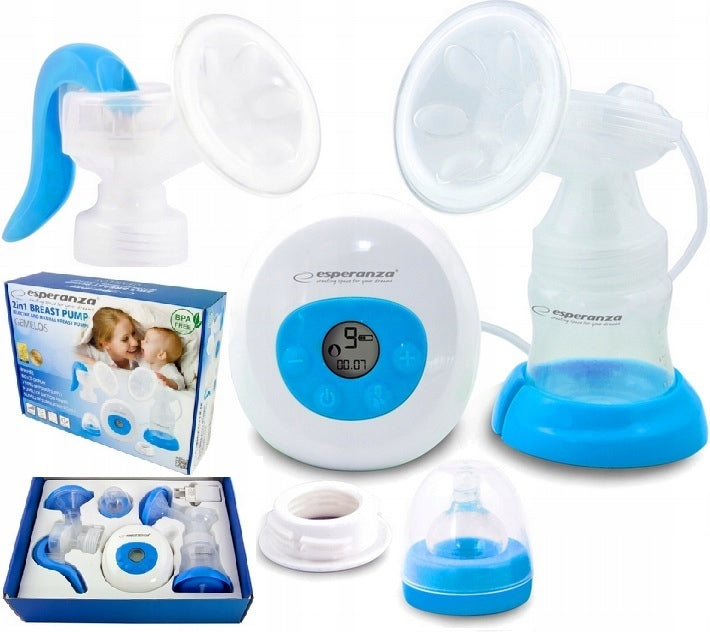 BREAST PUMP 2IN1 ELECTRIC MANUAL ESPERANZA GEMELOS