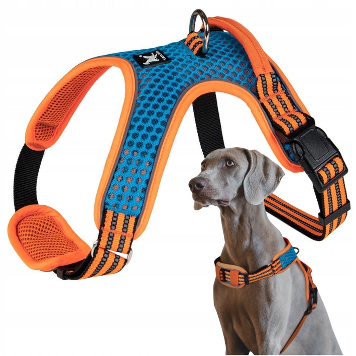 BREATHABLE HARNESS for dogs, reflective VEGAS XS