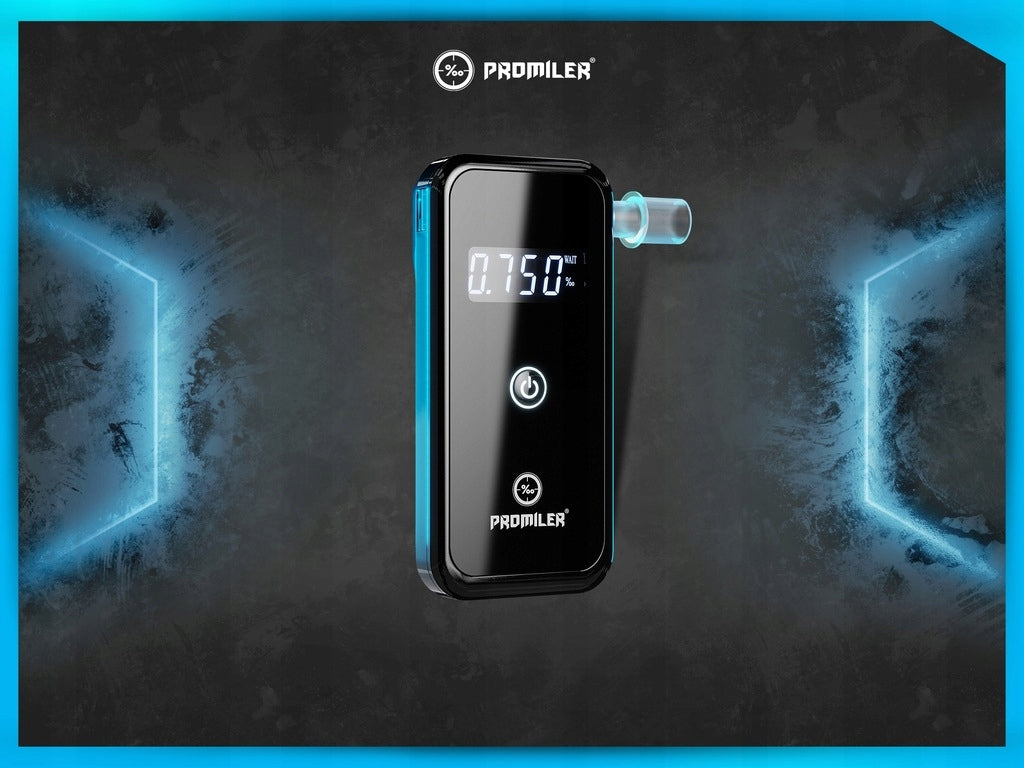 BREATHALYZER PROMILER AL 7010 FREE CALIBRATION 24 MONTHS MOUTHPIECES Packaging status original