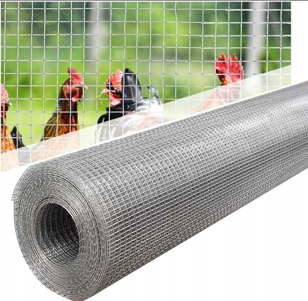 BREEDING MESH 25X25 / 1m length 10m WELDED for rodents Length 10 m