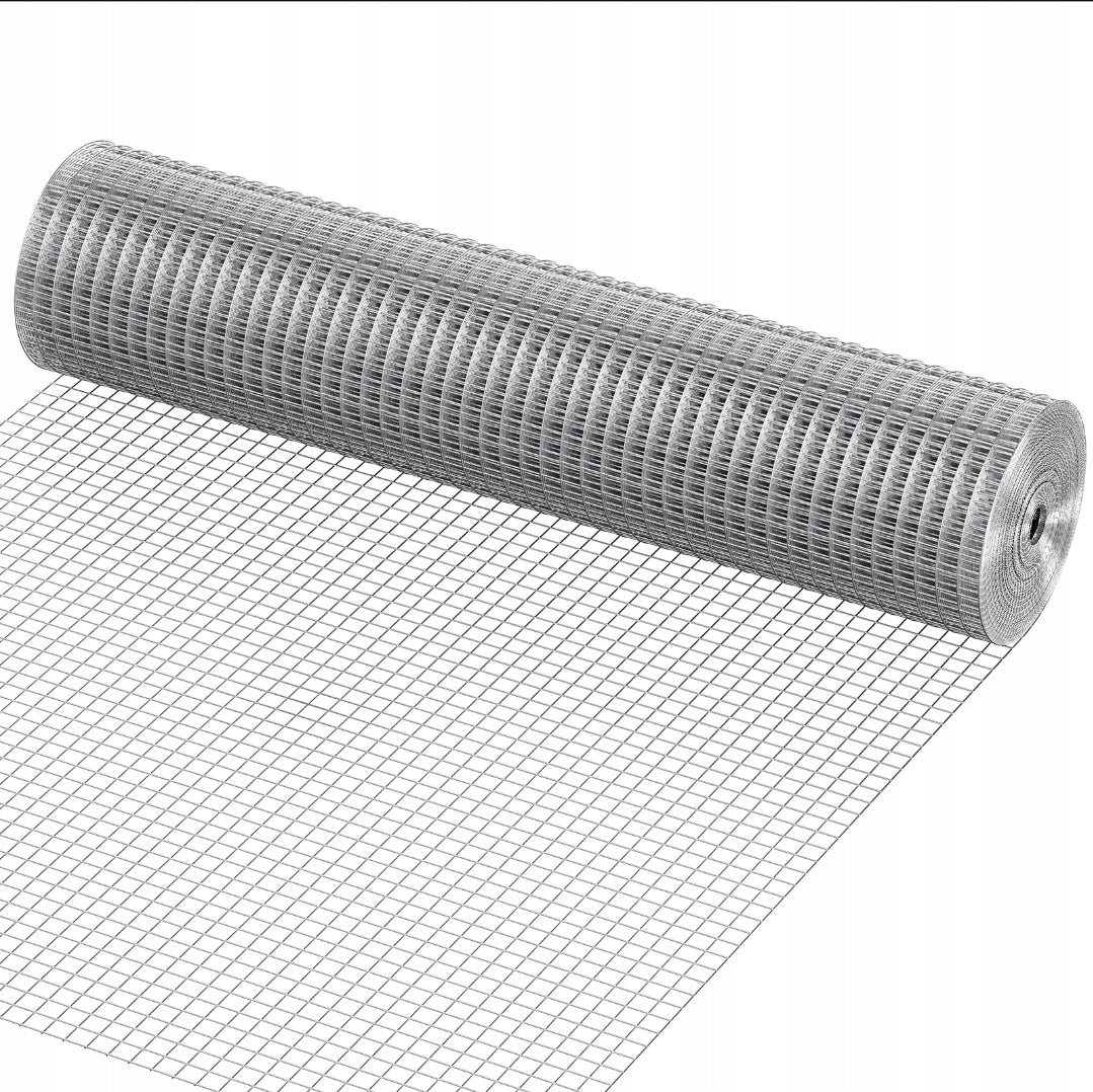 BREEDING MESH 25X25 / 1m length 10m WELDED for rodents Manufacturer code wolierowa NA KRÓLIKI KUNY GRYZONIE KLATKI
