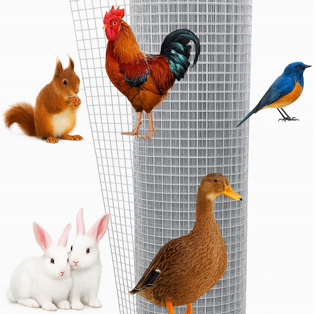 BREEDING MESH 25X25 / 1m length 10m WELDED for rodents Manufacturer no brand
