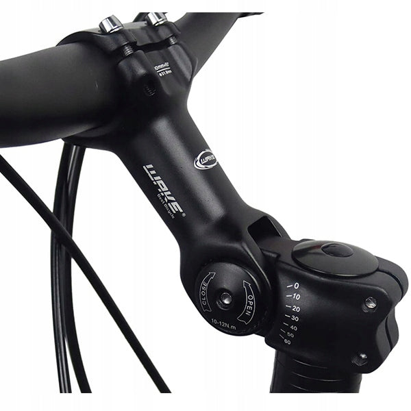 BRIDGE BICYCLE BRACKET FOR HANDLEBAR AHEAD 28,6/31,8 FOR BICYCLE ADJUSTABLE Color black