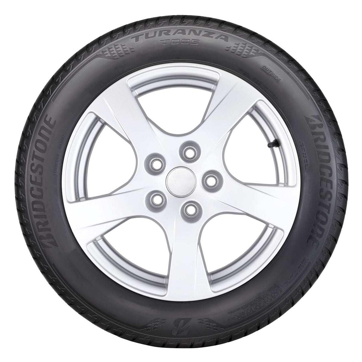 BRIDGESTONE 245/45 R18 TURANZA T005 [100] Y XL RFT * DOT2021 Number of tires offered 1 pc.