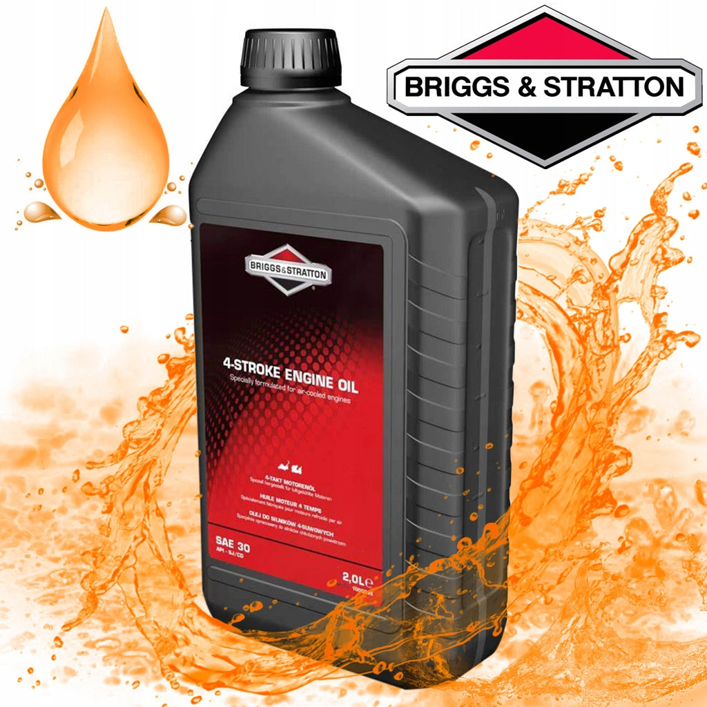 BRIGGS STRATTON OIL FOR MOWER ENGINE SAE30 2L Manufacturer code 100008E