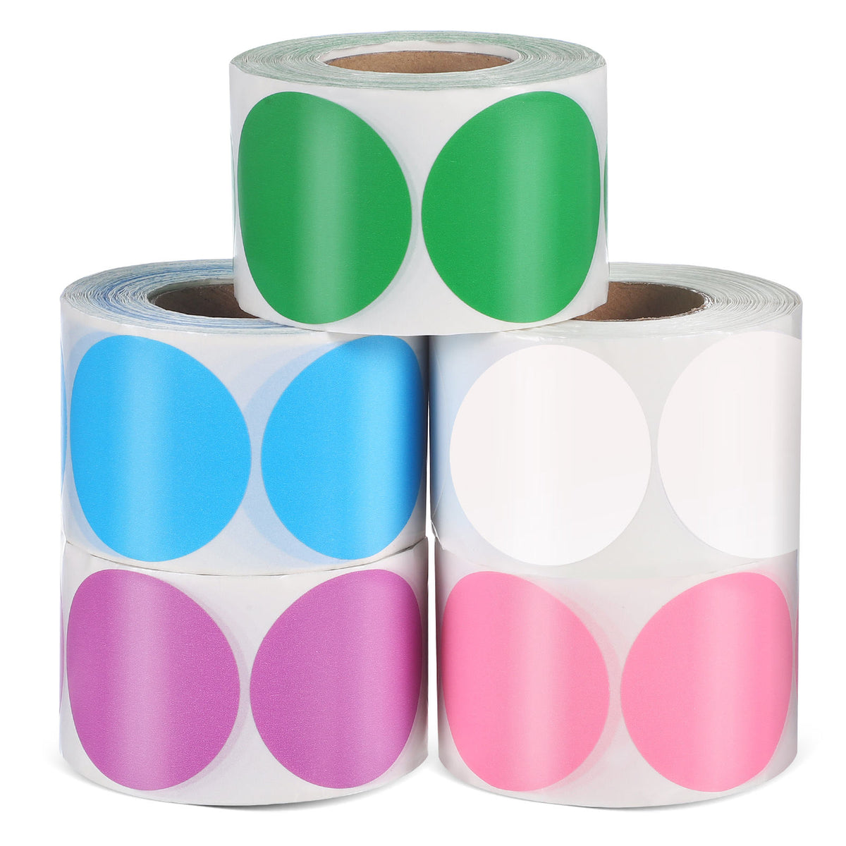 BRIGHT ROUND THERMAL STICKER PAPER FOR EFFICIENT ITEM CATEGORIZING Manufacturer code 21418353