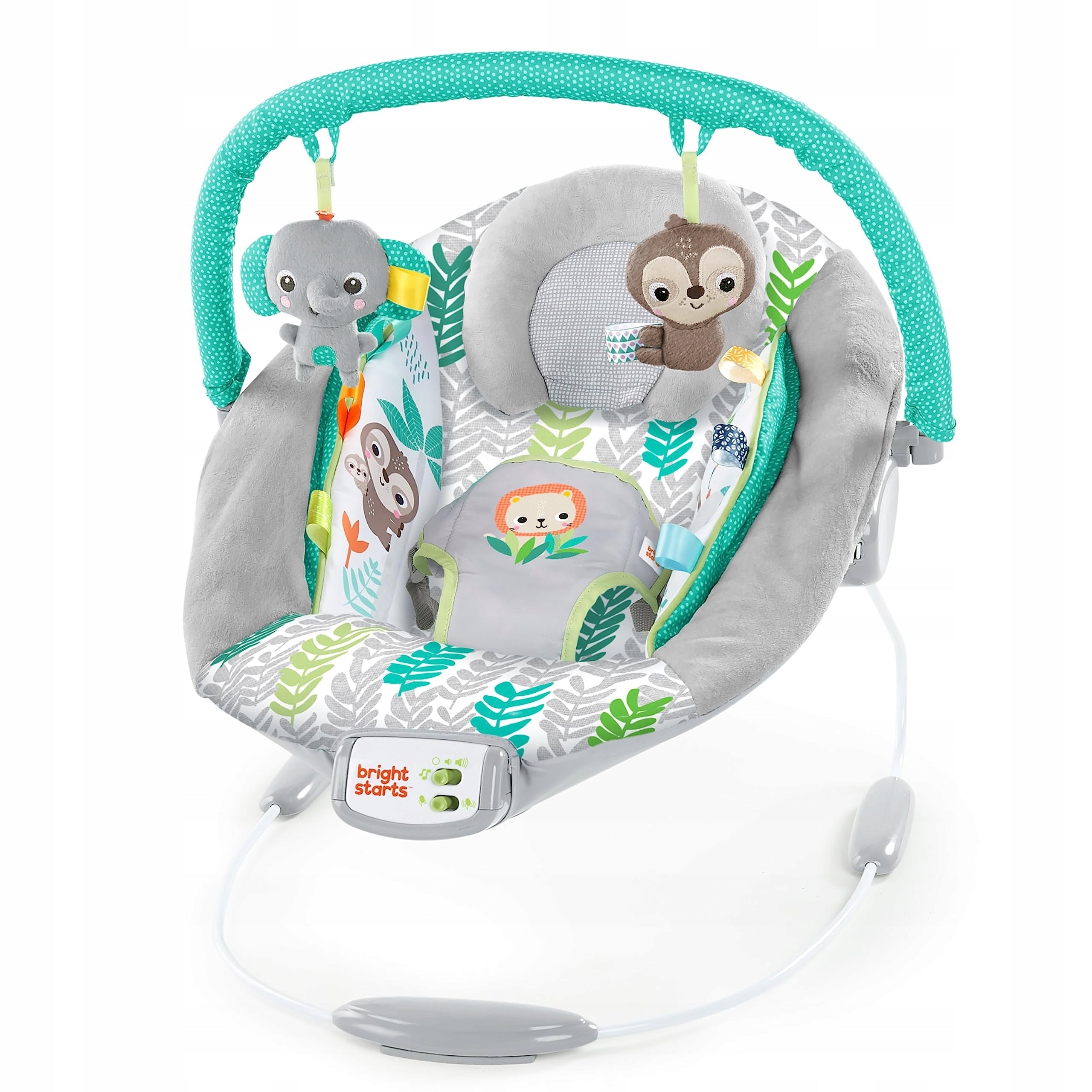 BRIGHT STARTS JUNGLE LOUNGER WITH VIBRATIONS UP TO 9 KG