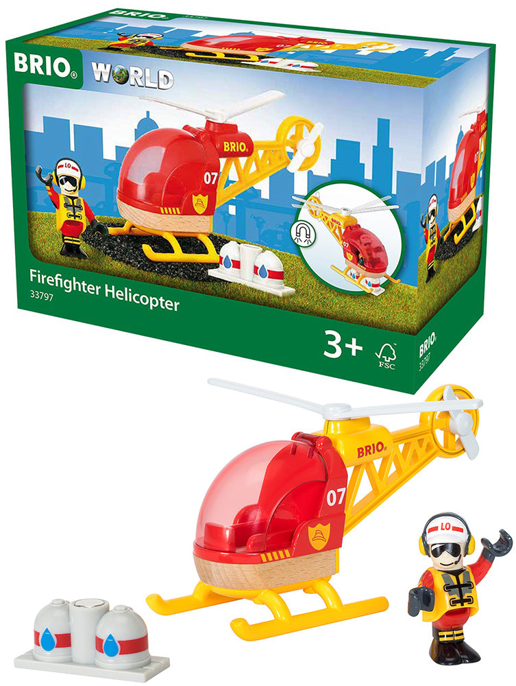 Brio World 33797 Feuerwehrhubschrauber 