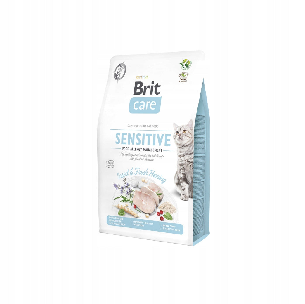 BRIT CARE Cat Grain-Free Sensitive Insects and Herring 400 g Brand Brit