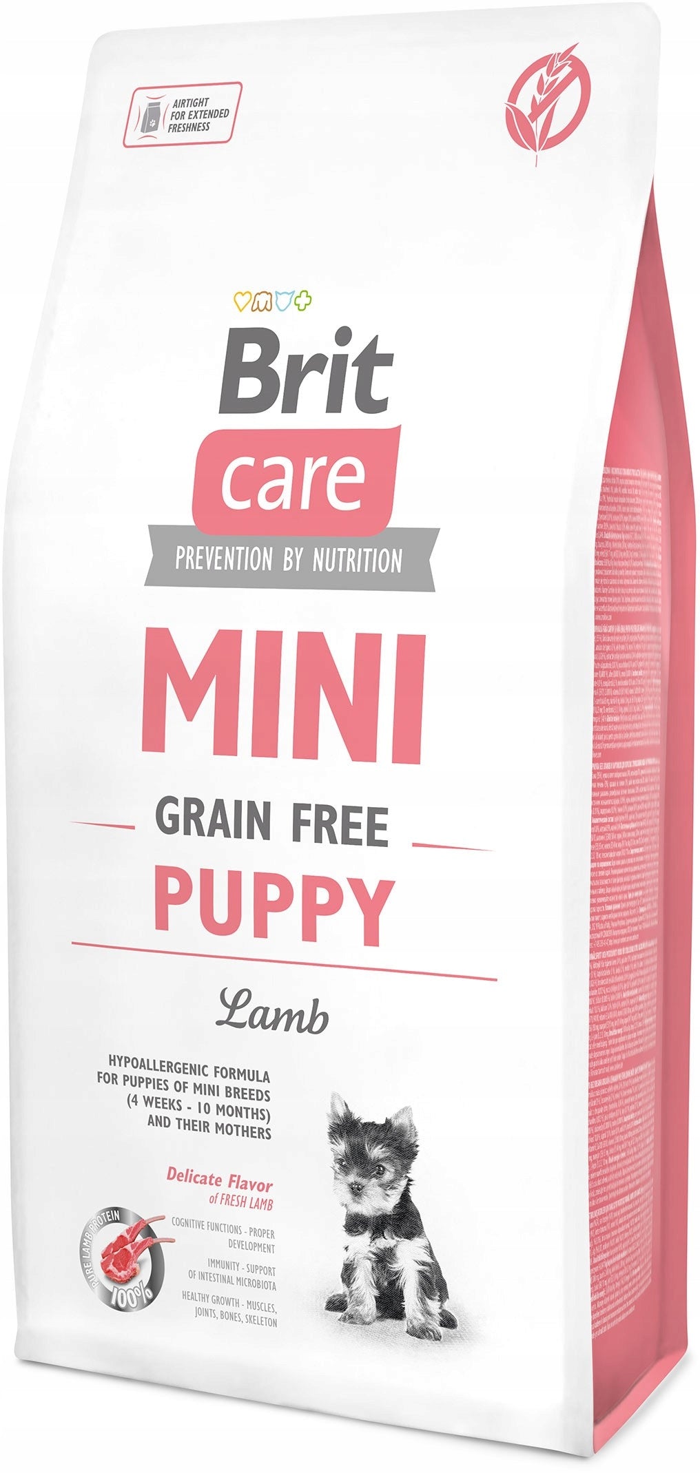 BRIT CARE MINI GRAIN-FREE PUPPY LAMB FOR PUPPIES LAMB 7KG