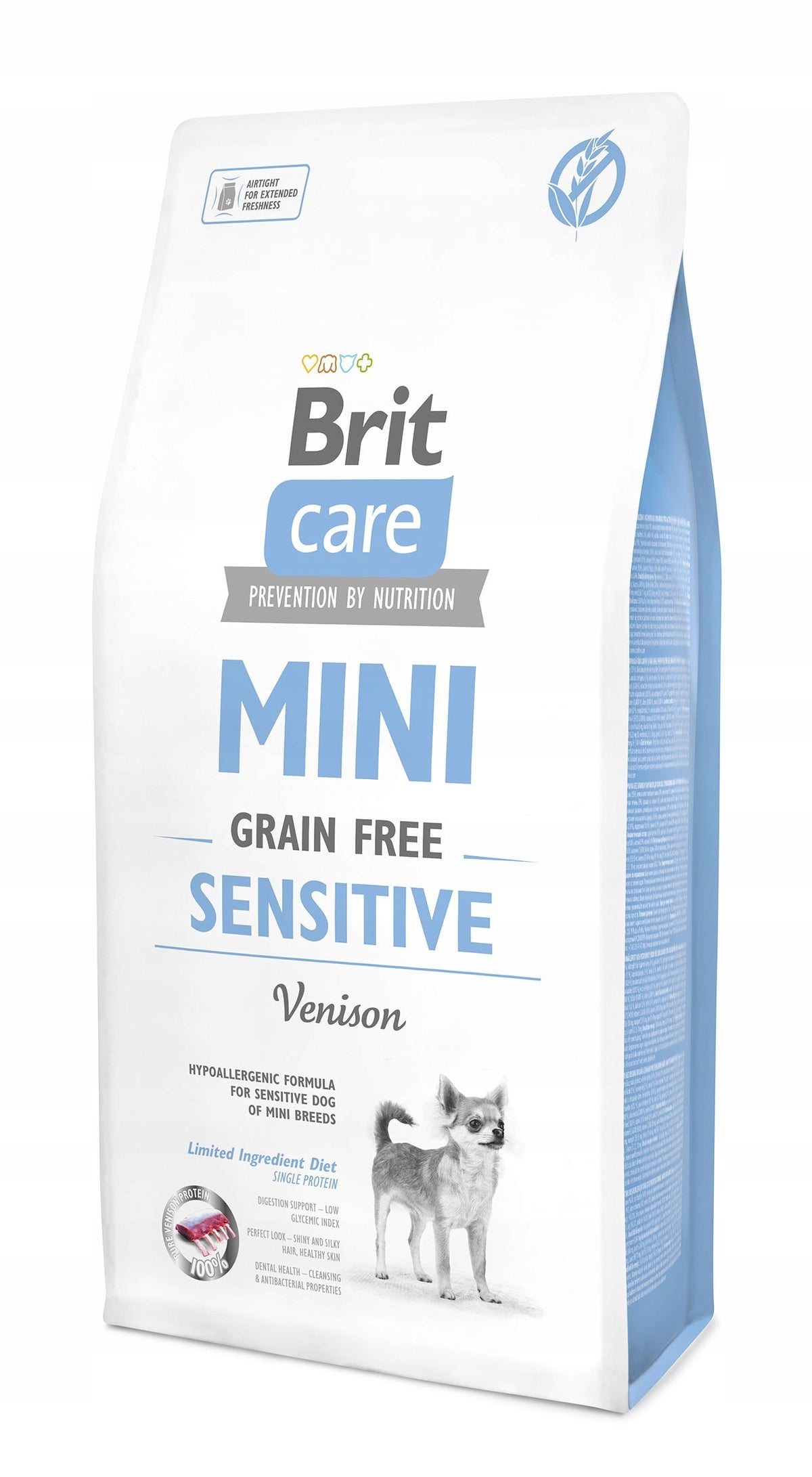 BRIT CARE Mini Grain-Free Sensitive Venison 7kg