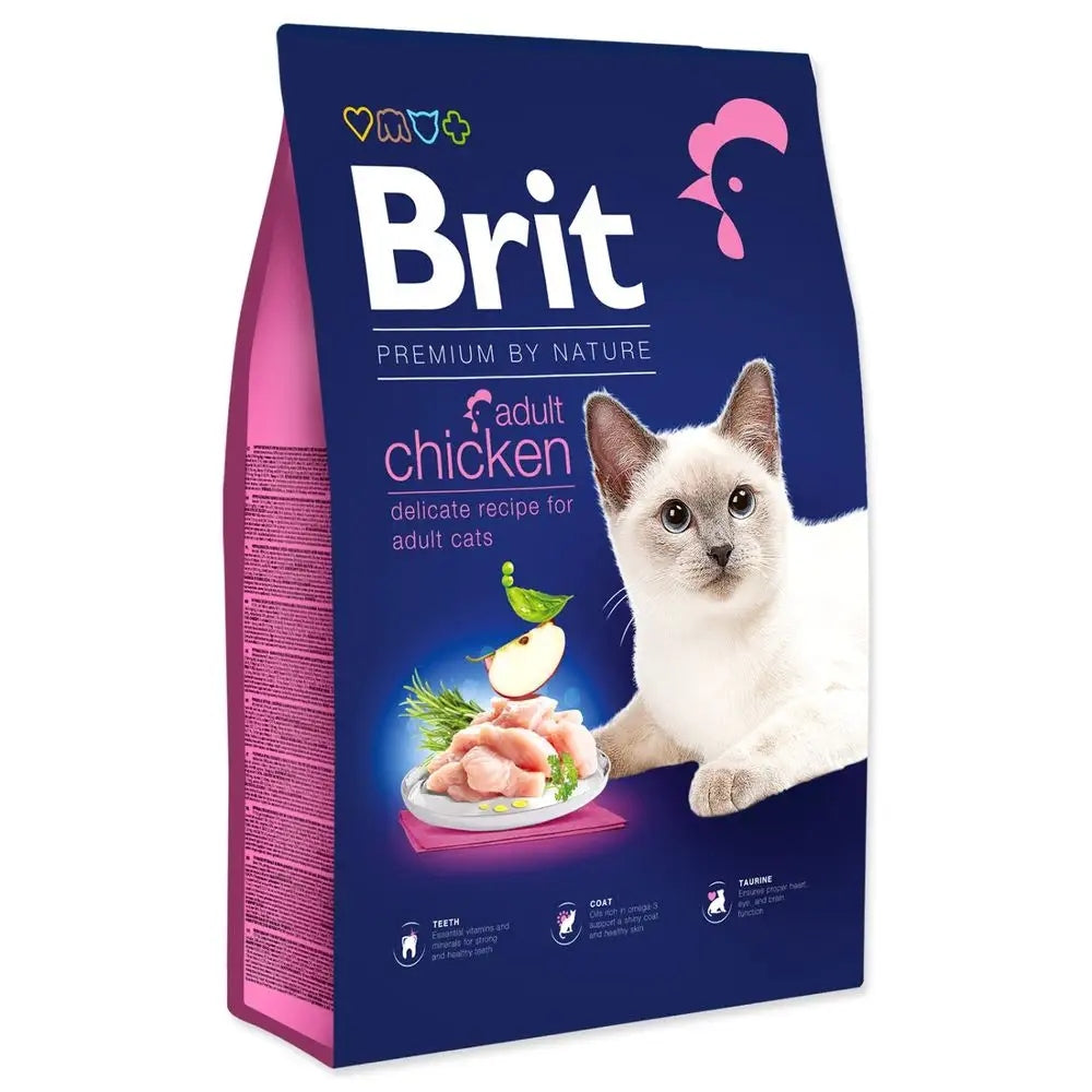 BRIT Cat Premium by Nature Adult Chicken 8kg Packaging status original