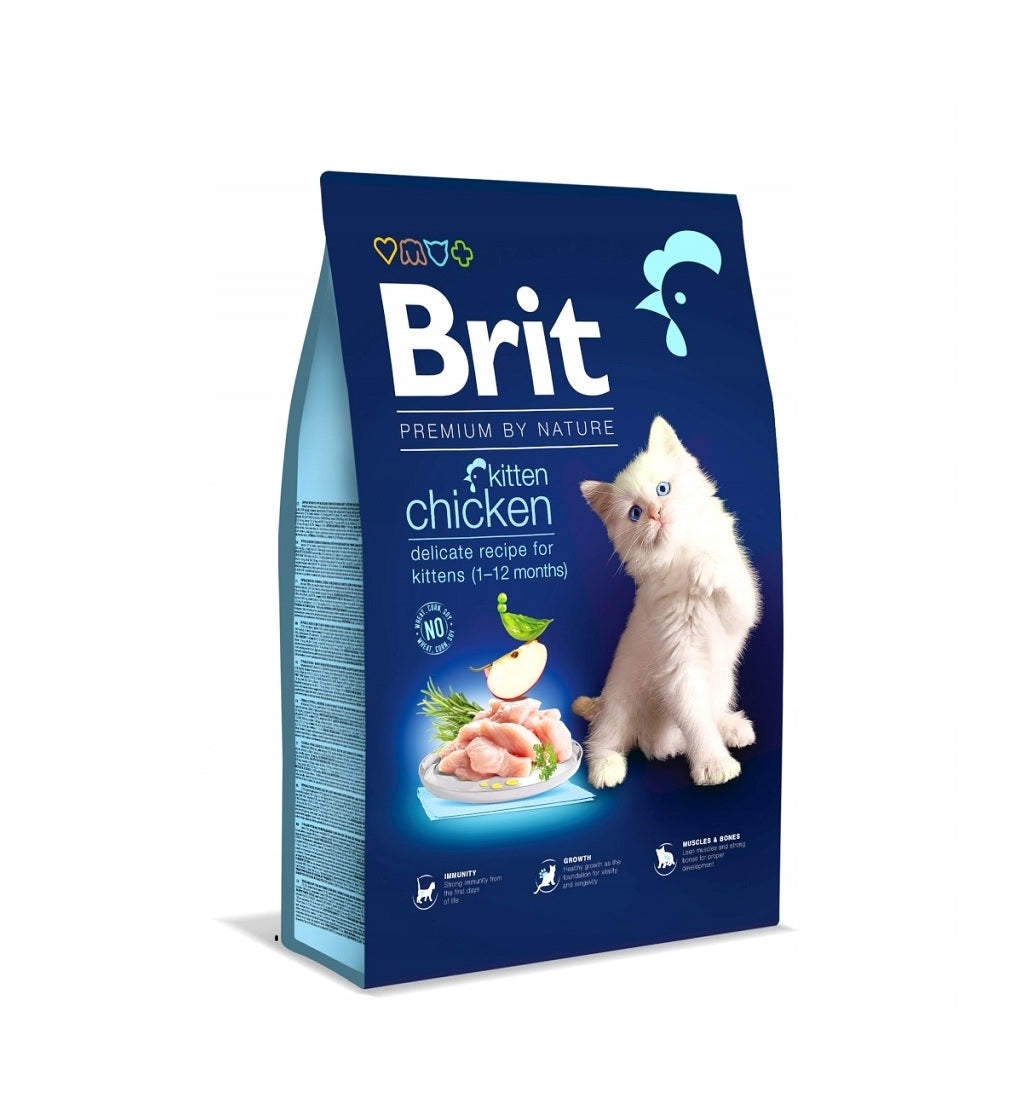 BRIT Dry Premium Kitten Food with Chicken 8kg