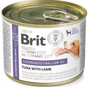 BRIT GF VET. DIETS DOG GASTROINTESTINAL LOW FAT 200g wet