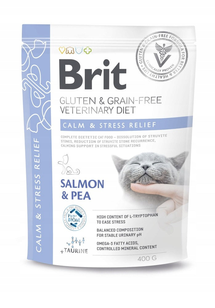 BRIT Grain Free Veterinary Diet Cat Calm & Stress Relief - 400g
