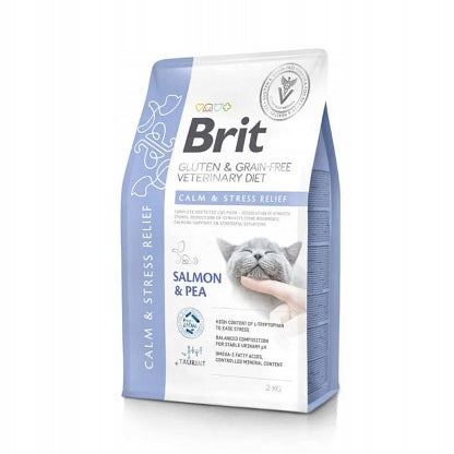 BRIT Grain Free Veterinary Diet Cat Calm Stress Relief Salmon & Pea 5 kg Product weight 5 kg